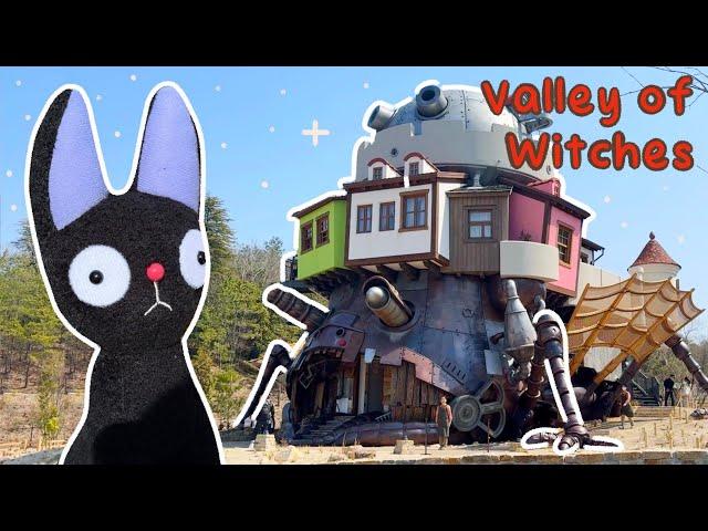 howl's moving castle grand opening at valley of witches ghibli park  japan vlog 2024  ジブリパーク魔女の谷