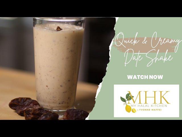 Quick & Creamy Date Shake