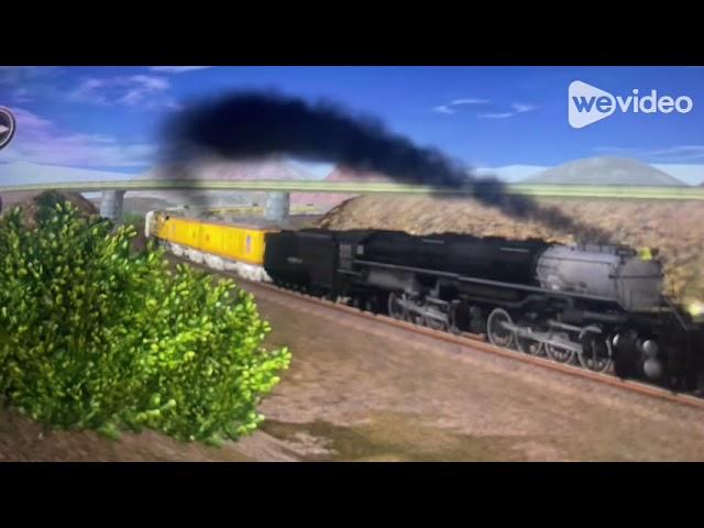 UP 4014 going over Cajon Pass in 2019 during Southwest Tour in Trainz Simulator 2