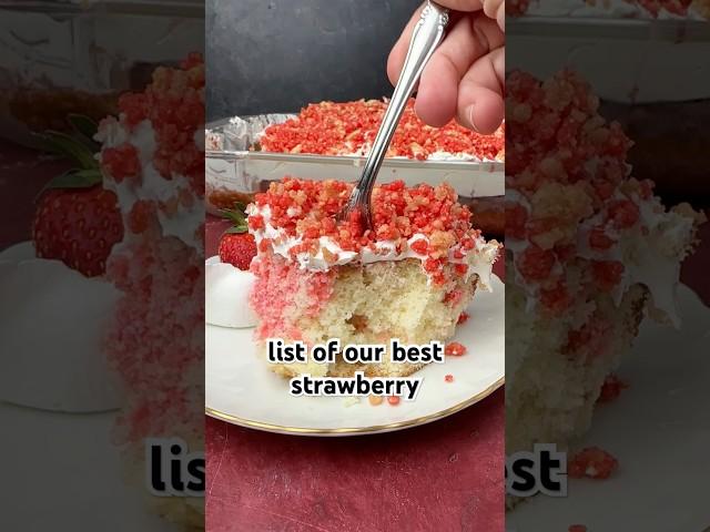 A great big list of our fresh strawberry recipes for strawberry season