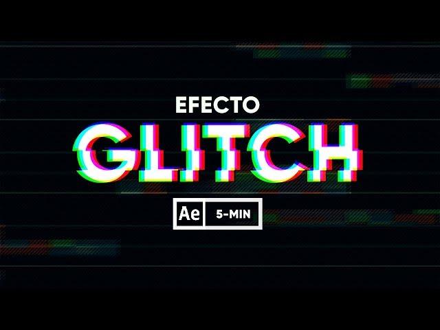 Efecto Glitch en 5 minutos (No Plugins) | After Effects