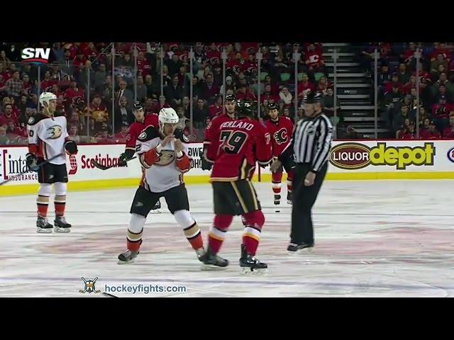 Kevin Bieksa vs Micheal Ferland Dec 4, 2016