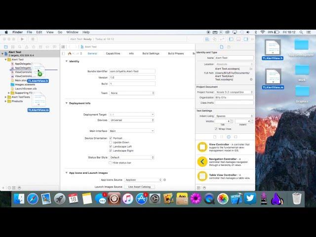 Xcode 6 UIKit Dynamics Basic Alert View with Animation