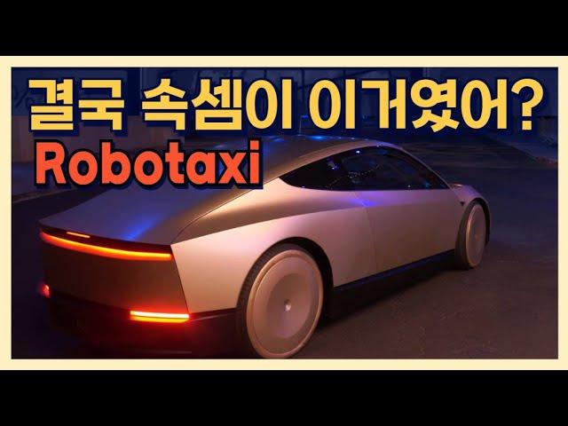 "결국 속셈이 이거였어?" 테슬라 Robotaxi