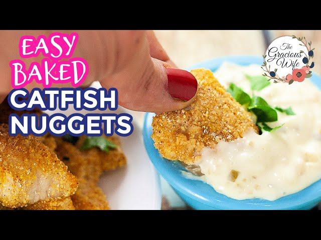 Baked Catfish Nuggets