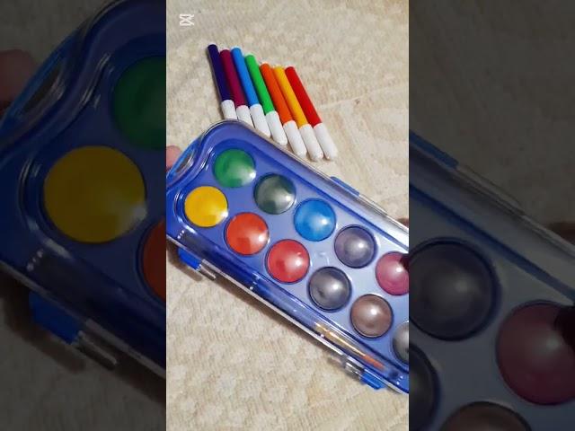 Watercolour Palette Doms unbox #diy #ekta ️