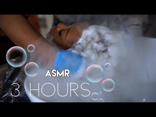 THE BEST HAIR WASHING| 3 Hour Silk Press | Real People Asmr Hairdressing🫧3A 3B 3C 4A 4B 4C Hair