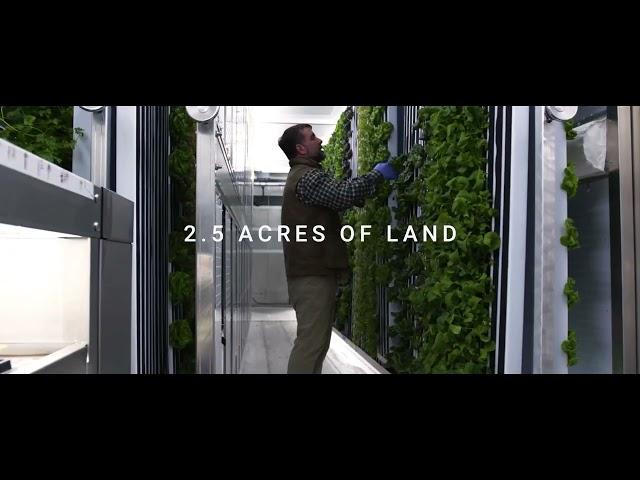 2.5 Acres in 360 Sq. Ft. - The Power of a Freight Farm