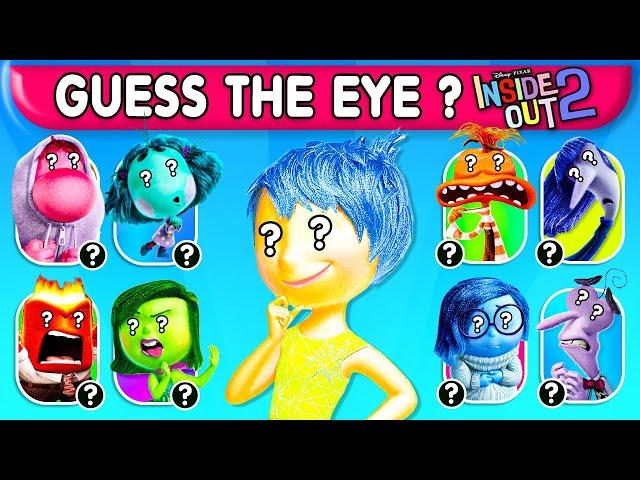  INSIDE OUT 2 Movie 2024 | Guess the EYES of the Cartoon Character by Voice