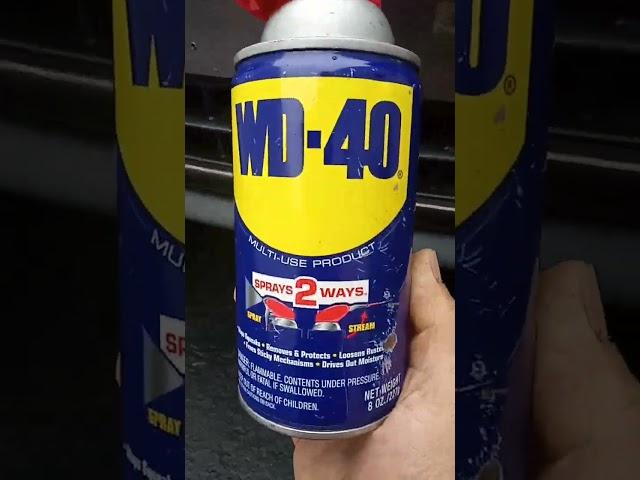 Usage of WD40 on car #shorts