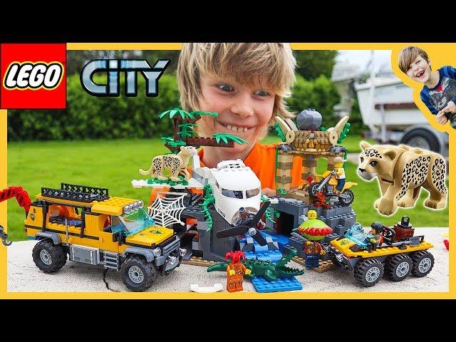 Lego City Jungle Exploration Site - JAGUAR ATTACK!