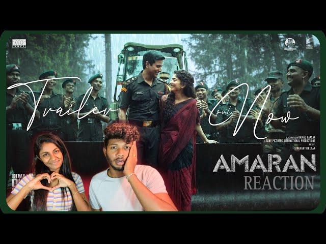 Amaran Trailer-Reaction| Sivakarthikeyan, Sai Pallavi | Rajkumar |GV Prakash | Kamal Haasan | ODY