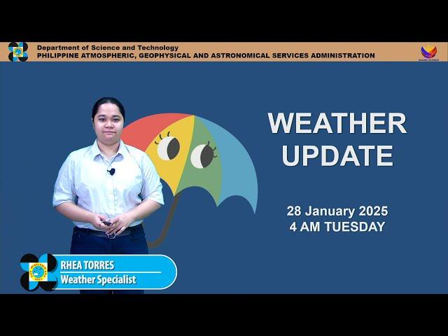 Public Weather Forecast issued at 4AM | January 28, 2025 - Tuesday