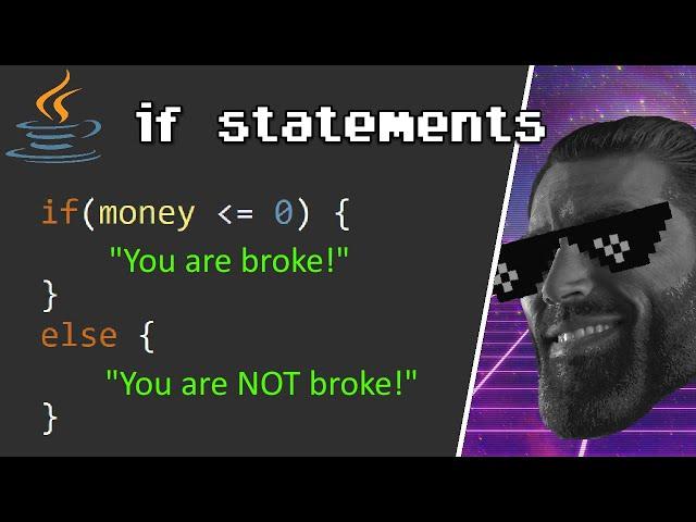 Java if statements 【6 minutes】