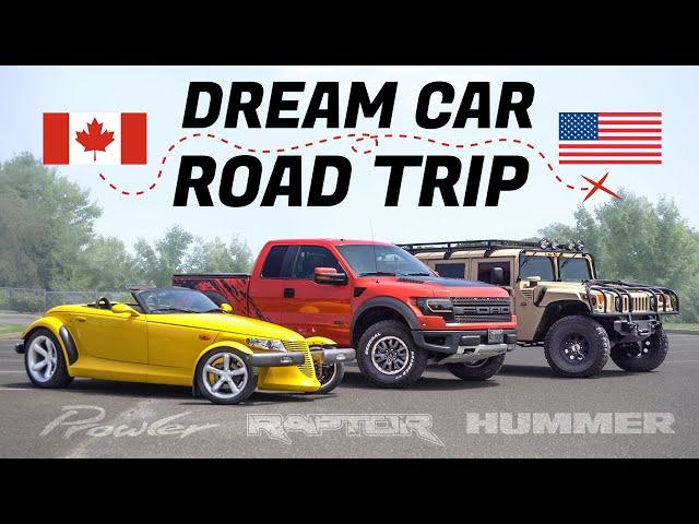 Attainable Dream Car Road Trip - Ford Raptor, Plymouth Prowler, @chrisfix  Hummer H1