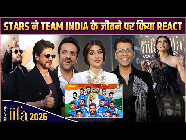 B'Town Celebrities On Team India Winning ICC Champions Trophy ! SRK, Shahid, Kriti & More