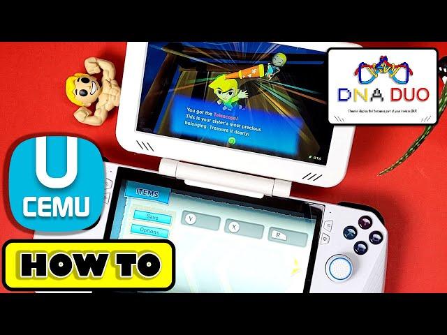 WiiU Emulation Asus Rog Ally Setup Guide With The DNA Duo