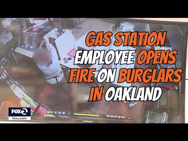 Oakland Shell Gas Station Employee Shoots At Would-Be Burglars