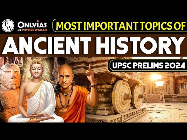 Most Important Topics of Ancient History | UPSC Prelims 2024 | PW OnlyIAS #prelims2024 #onlyias