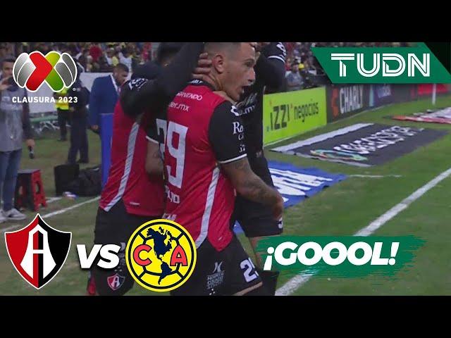 ¡EL GOL DEL TORNEO! Lozano desde le pega SATURNO | Atlas 2-2 América | CL2023 - Liga Mx J9 | TUDN