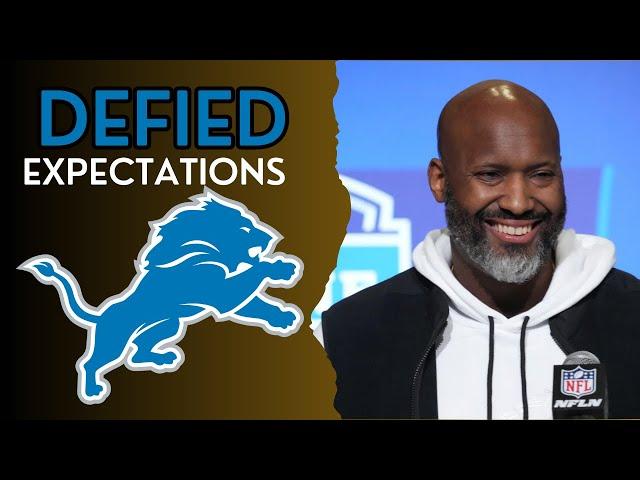 Detroit Lions GM Brad Holmes defied our EXPECTIONS in the 2023 NFL Draft!