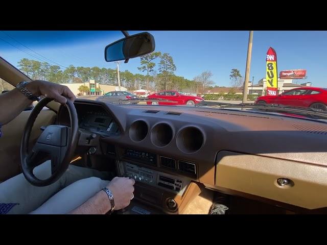 1983 Datsun 280ZX 2+2 Turbo driving video