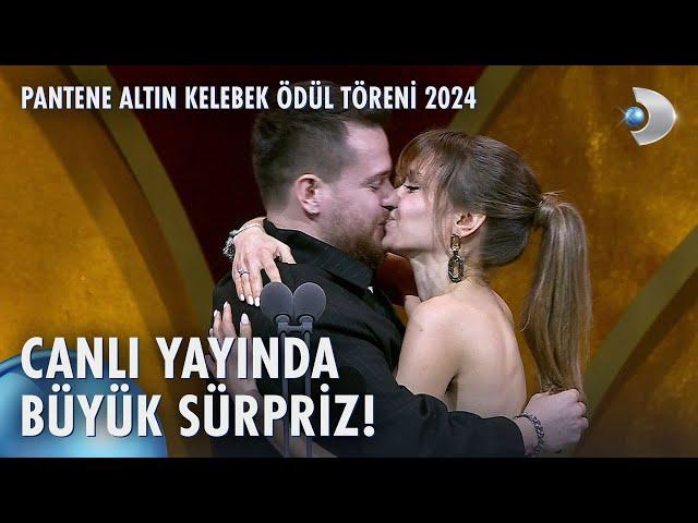 Alper Rende'den şoke eden evlilik teklifi!  | Pantene Altın Kelebek Ödül Töreni 2024