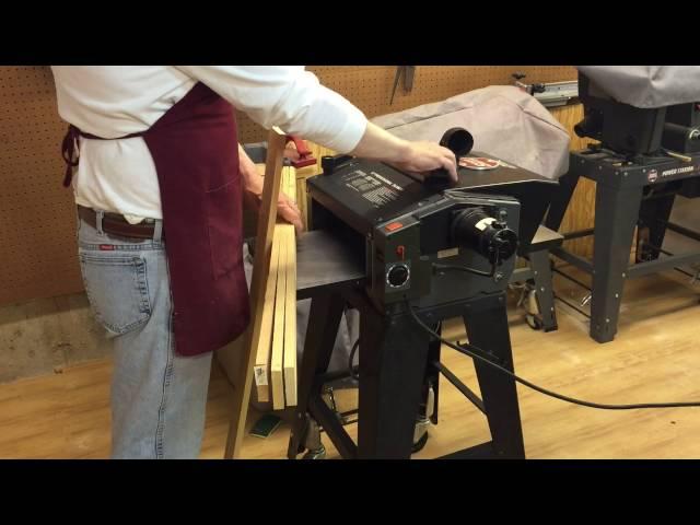 Using the Shopsmith Thickness Planer