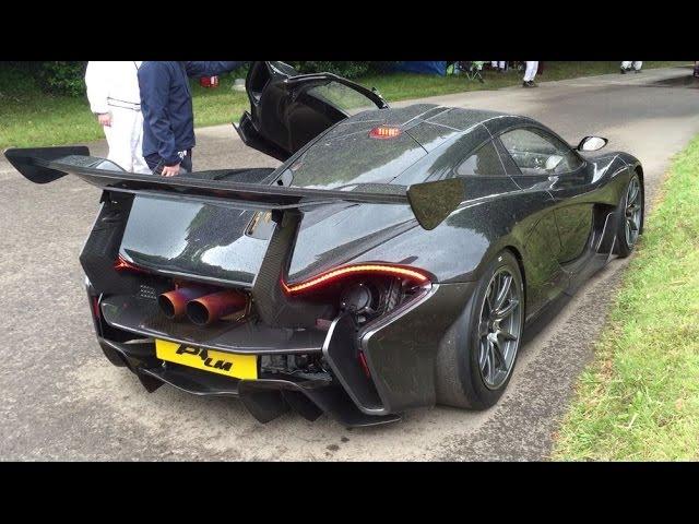 Mclaren P1 LM start up, accelerations and walkaround - Goodwood FOS 2016