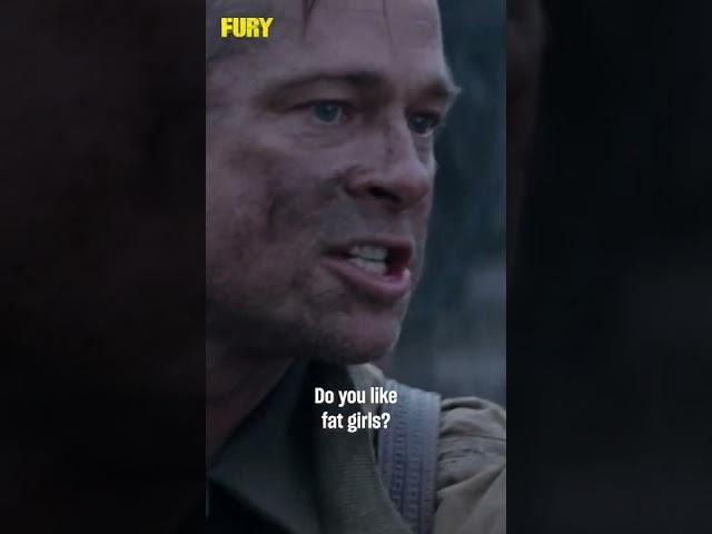 Fury - I'll Question Him (Brad Pitt #shorts #short #shortvideo #shortsvideo #4k)