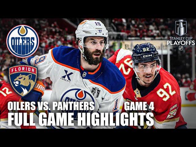 Stanley Cup Final Game 4: Edmonton Oilers vs. Florida Panthers | Full Game Highlights | ESPN NHL