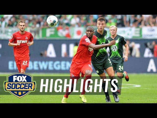 VfL Wolfsburg vs. 1. FC Köln | 2019 Bundesliga Highlights