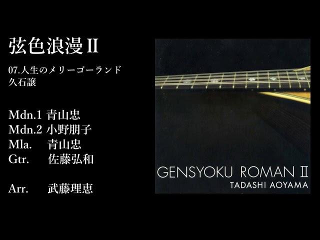 弦色浪漫Ⅱ(試聴版)/青山忠 Tadashi Aoyama-Gensyoku Roman 2 ~涙そうそう~少年時代~I Need To Be In Love~人生のメリーゴーランド~君をのせて~