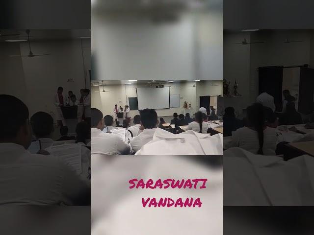 OATH TAKING CEREMONY AND SARSWATI VANDANA in ASMC #firozabad #neet #neet2023 #mbbs #shortsclip