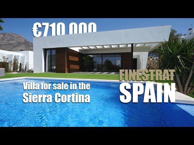 Detached villa for sale in Finestrat Hills, Sierra Cortina, Spain | New built construction Sea Hills