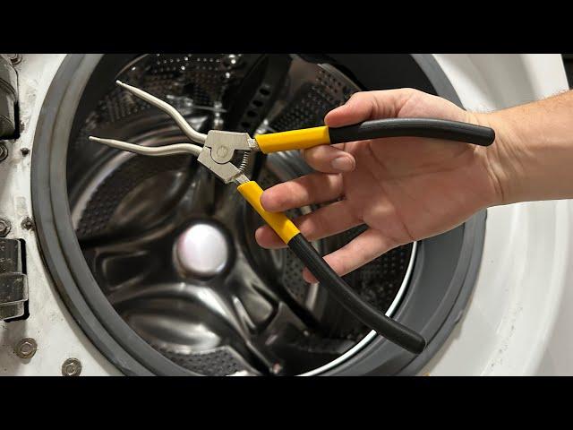 How To Remove A Washing Machine Spring Clamp Super Easy With Spring Expansion Pliers