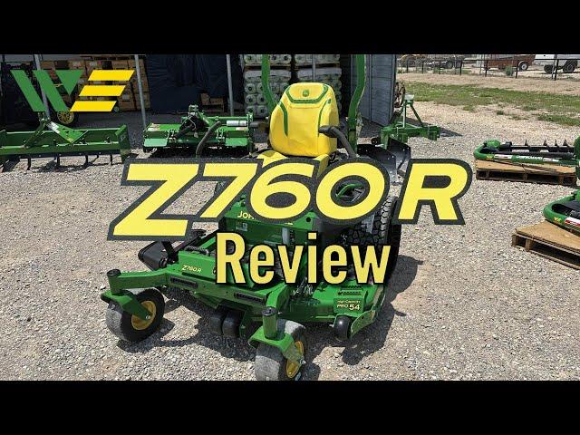 2023 John Deere Z760R Zero Turn Mower Review & Walkaround