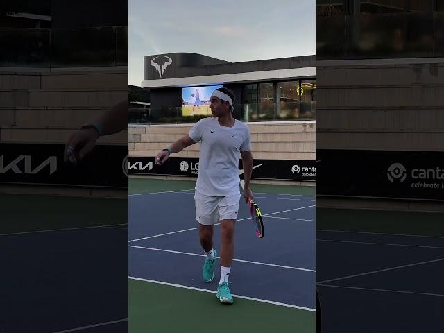 Rafael Nadal at the Rafa Academy