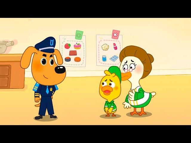 Safety Sheriff Labrador #12 Help Papillon || Kids Education Tips Babybus kids Cartoon video