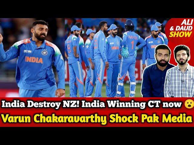 OMG Varun Chakaravarthy Stun Pak Media | India Beat NZ & Become no.1 | IND v NZ