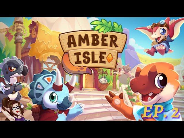 Ep 2 ~ Running a Dino Shop in Amber Isle  | LiveStream   ~  Day [91/730]