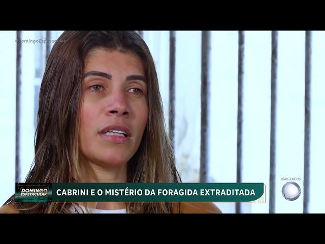 Exclusivo: Roberto Cabrini fala com a brasileira extraditada de Espanha por tentar matar um homem