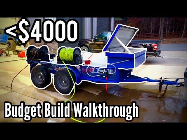 Budget Pressure Washing Trailer (Walkthrough + Cost breakdown)