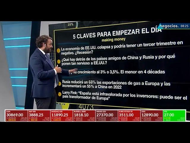 España está infravalorada por los inversores, según Larry Fink. "Puede ser el país transformador"