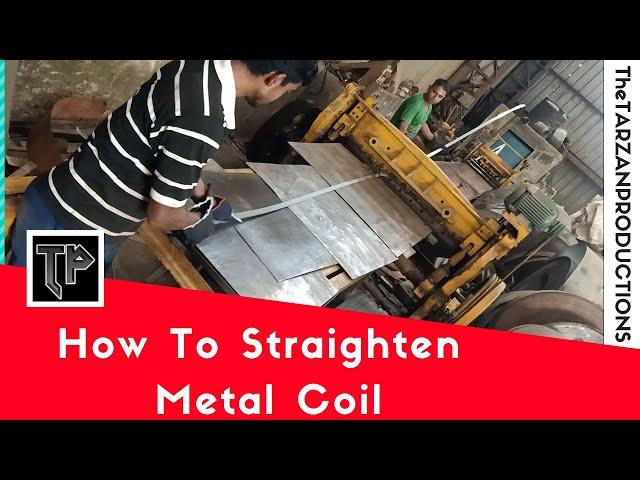 How To Straighten Metal Slit Coil