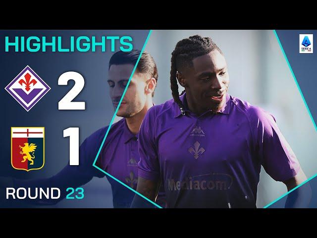 FIORENTINA-GENOA 2-1 | HIGHLIGHTS | La Viola Secure First Home Win Since December | Serie A 2024/25