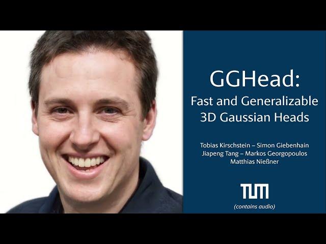 GGHead: Fast and Generalizable 3D Gaussian Heads (SIGGRAPH Asia'24)