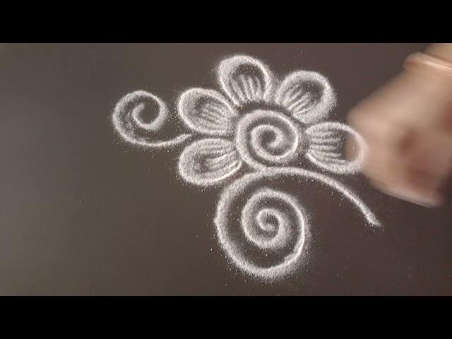 daily use rangoli || rangoli || rangoli design ||rangoli kolam || muggulu || freehand rangoli