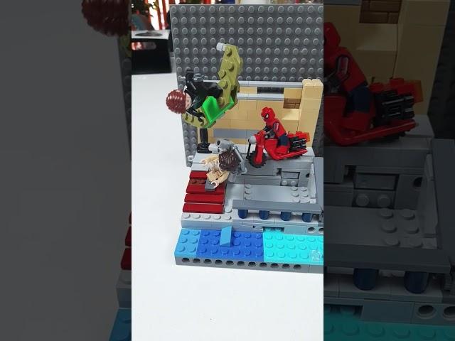 custom spiderman MOC with doc octopus and norman Osborne #spiderman #spiderverse #legomoc