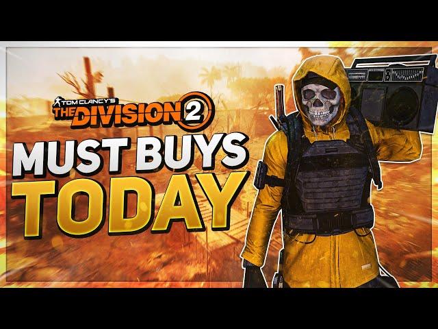 *PICK THESE UP NOW* Multiple Exotics & Hunter Killer Chest! - The Division 2: Weekly Vendor Reset...